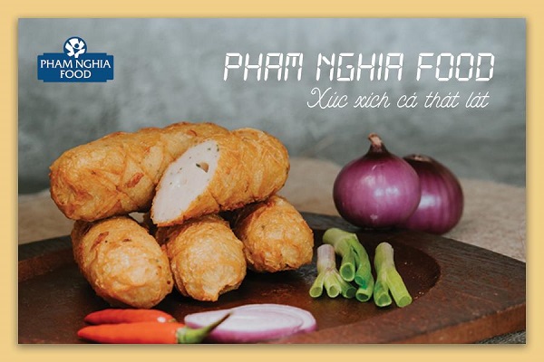  Hapi Xúc xích Cá Thát Lát sau khi chế biến.
