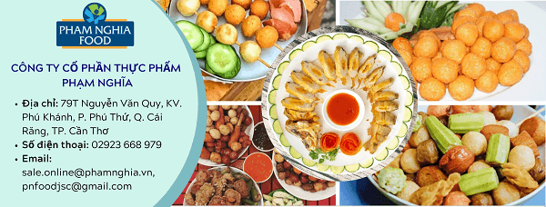 Liên hệ PHAM NGHIA FOOD để nhận được nhiều ưu đãi khi mua cá viên chiên giá sỉ
