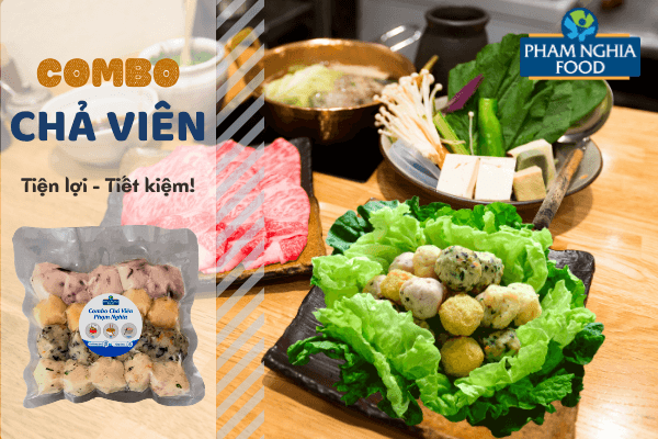 Thay vì một bàn đầy dĩa thì nay chỉ cần 1 dĩa là đã có đủ tất cả các loại chả viên thơm ngon, bổ dưỡng!