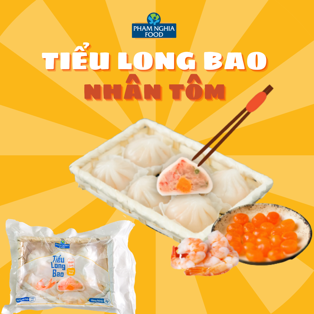 Tiểu Long Bao Tôm nhân trứng muối