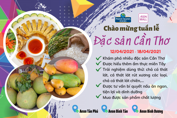Rất nhiều đặc sản hấp dẫn đến từ Cần Thơ