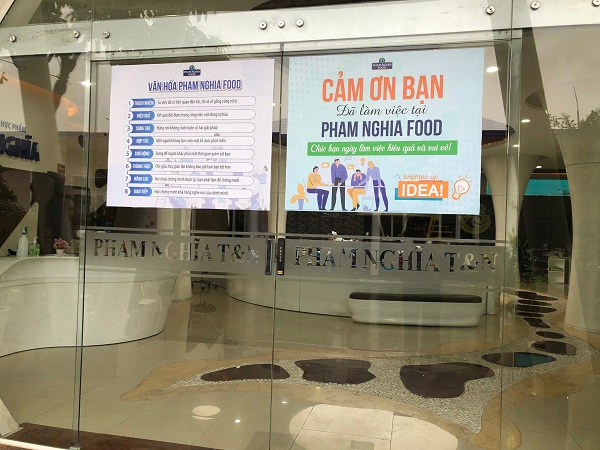 Cảm ơn bạn vì đã làm việc tại PHAM NGHIA FOOD!