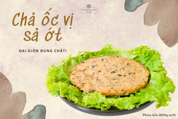 Chả ốc vị sả ớt