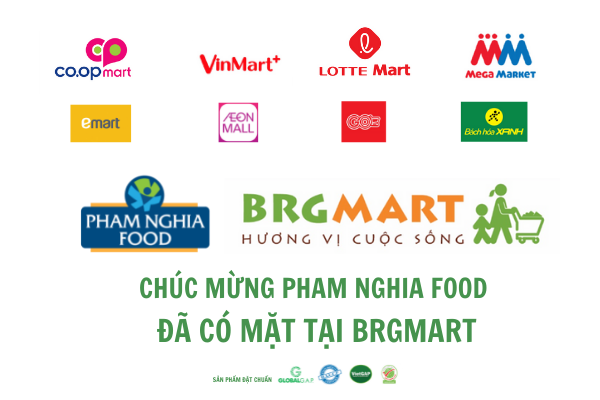 PHAM NGHIA FOOD hợp tác với BRGMART