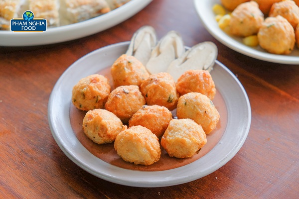 Chả viên rau củ nấm