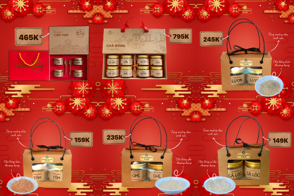 Bộ quà Tết chà bông thượng hạng