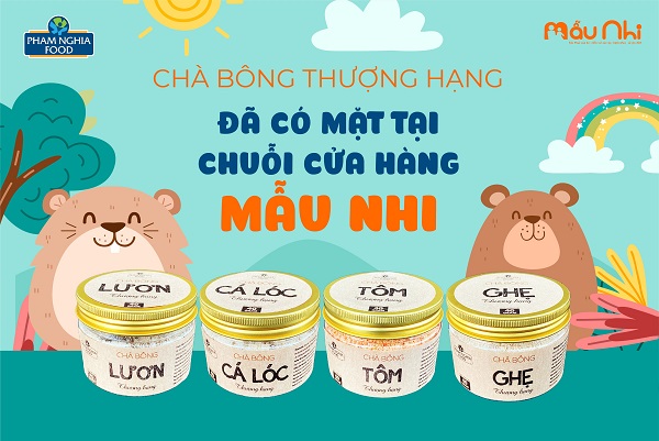 Chà bông thượng hạng đã có mặt tại chuỗi cửa hàng Mẫu Nhi