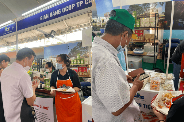 Khách tham quan gian hàng Pham Nghia Food tại Agritechnica Asia Live 2022