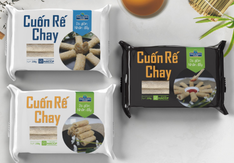 Bao bì dự kiến của sản phẩm Chả Giò Rế Phạm Nghĩa