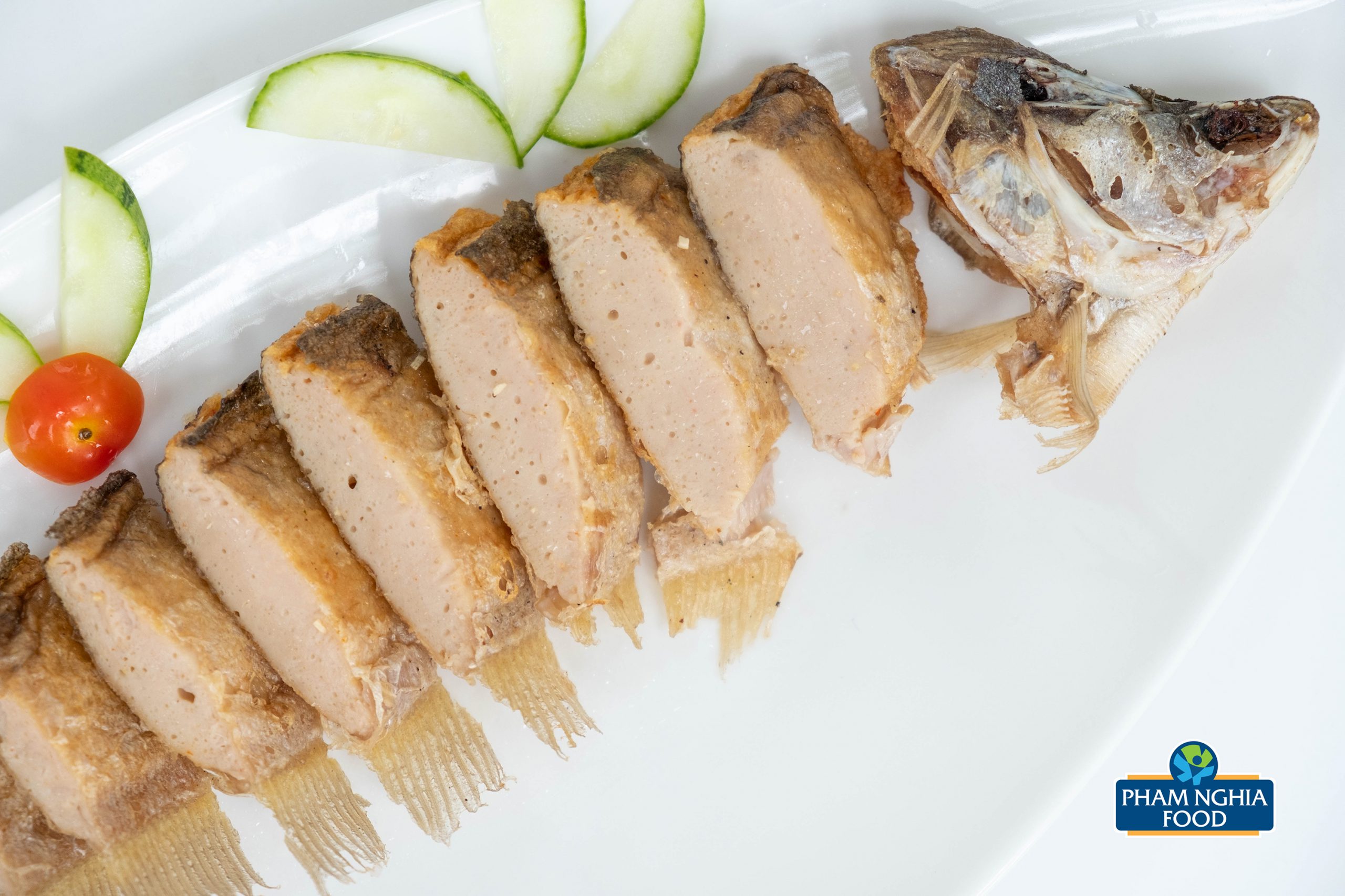 Cá thát lát rút xương gia vị hương sả