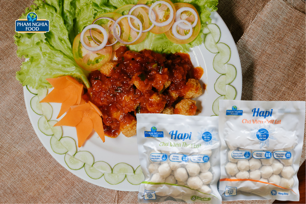 Chả viên của PHAM NGHIA FOOD được sản xuất theo quy trình và có nguồn gốc xuất xứ rõ ràng