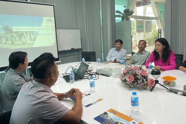 Bà Nguyễn Thị Hoàng Thúy bày tỏ hy vọng mang sản phẩm Việt đến gần hơn với thị trường Bắc Âu, trong đó có các sản phẩm của PHAM NGHIA FOOD