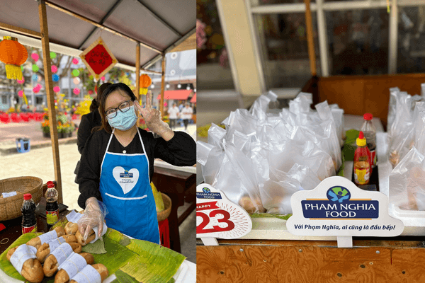 300 ổ bánh mì chả cá đã được PHAM NGHIA FOOD chuẩn bị từ sớm cho sự kiện lần này