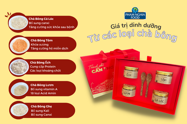 Hộp quà tặng Chà Bông Thượng Hạng - dinh dưỡng đến từ những món quà nhỏ nhất