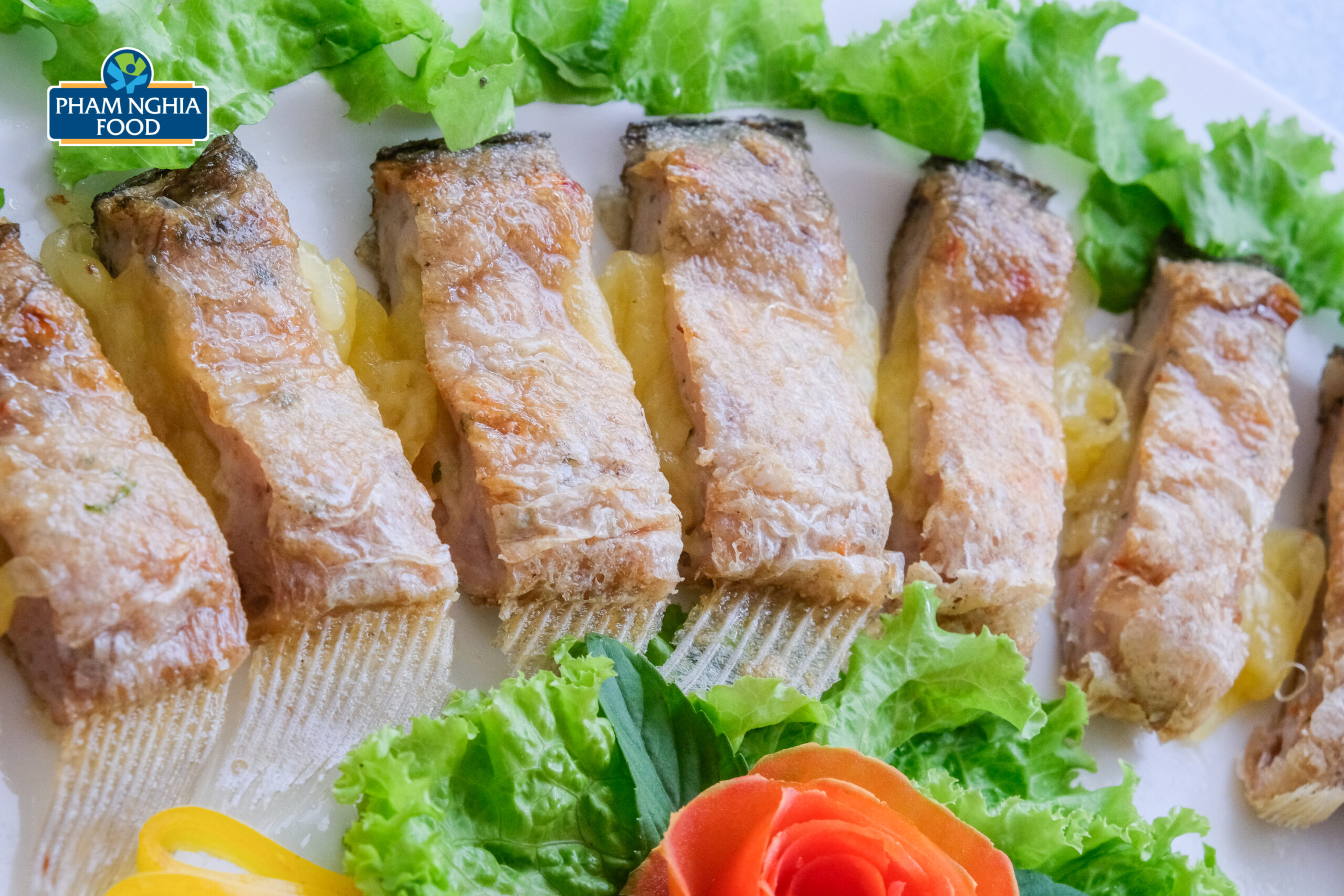 Deboned Featherback Fish with Cheese