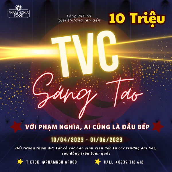 Chương trình TVC Sáng tạo với chủ đề “Với Phạm Nghĩa, ai cũng là đầu bếp”