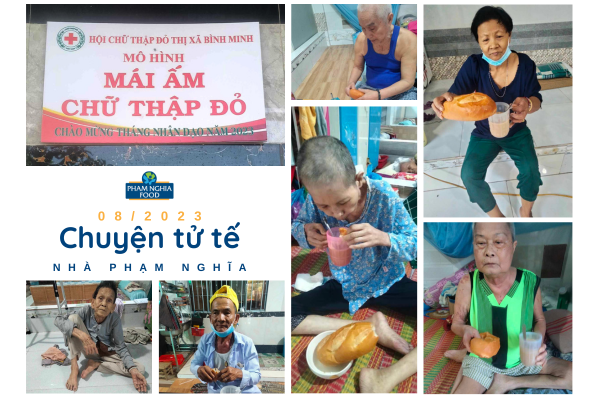 Mái ấm phường Đông Thuận, thị xã Bình Minh, tỉnh Vĩnh Long (điểm dừng chân của Chuyện tử tế tháng 8 nhà Phạm Nghĩa) - nơi “cưu mang” hơn 20 cụ già neo đơn, không nơi nương tựa
