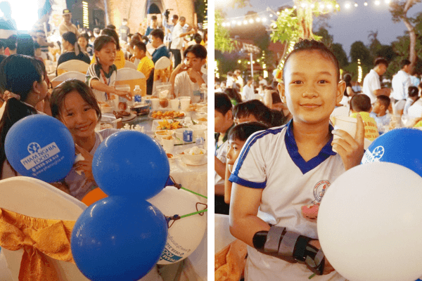 Nụ cười trên gương mặt các em nhỏ chính là động lực to lớn giúp Phạm Nghĩa thêm gắng sức và tạo nên thật nhiều hành động ý nghĩa cho cộng đồng