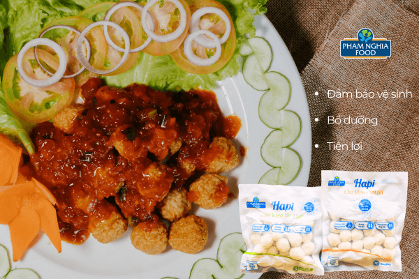 Hapi Chả Viên Thát Lát là lựa chọn hàng đầu của nhiều thực khách bởi độ dai ngon đặc trưng