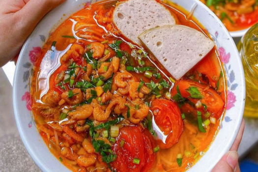 Bún riêu tôm khô Cần Thơ, một trải nghiệm ẩm thực dân dã mà đậm đà hương vị miền sông nước