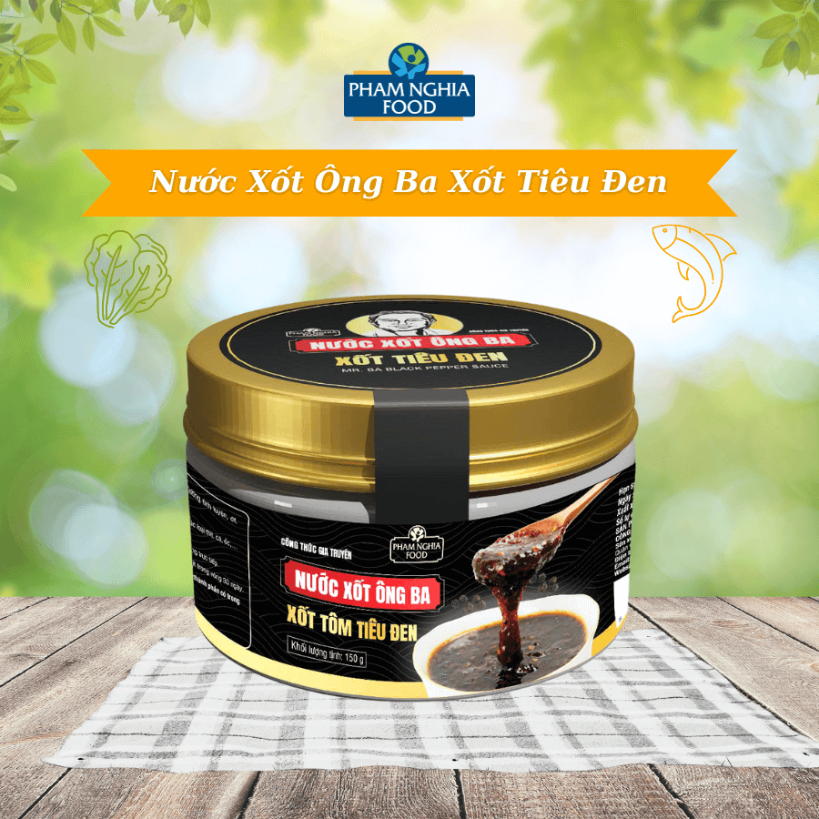 Nước Xốt Ông Ba Xốt Tiêu Đen