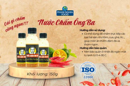 Không có thời gian pha chế? Đã có Nước Chấm Ông Ba PHAM NGHIA FOOD lo!