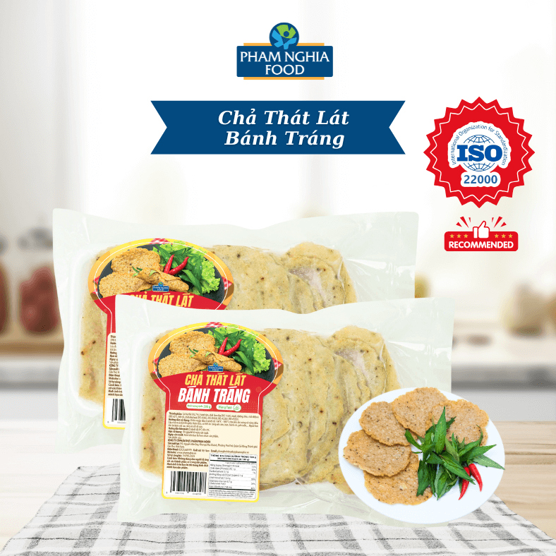 Chả Thát Lát Bánh Tráng