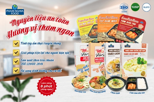 Từ những nguyên liệu tươi ngon miền Tây, Phạm Nghĩa không ngừng phát triển sản phẩm tiện lợi ready-to-eat, ready-to-heat, đáp ứng xu hướng toàn cầu