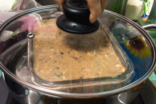 Chả riêu cua mềm mịn, béo nhẹ – hấp vừa chín tới để giữ nguyên vị thơm của cua đồng