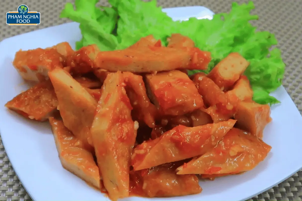 chả cá thát lát sốt cà chua 