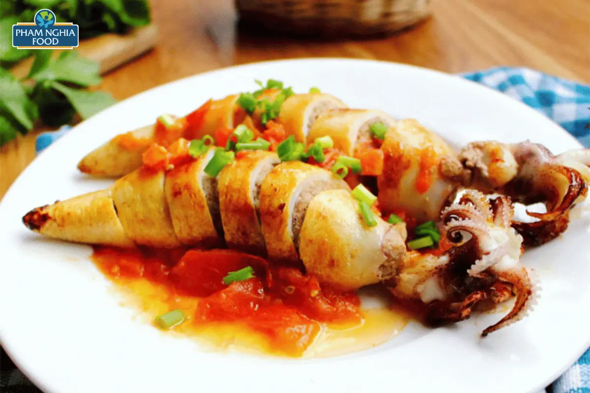 Mực Dồn Chả Cá Thát Lát 