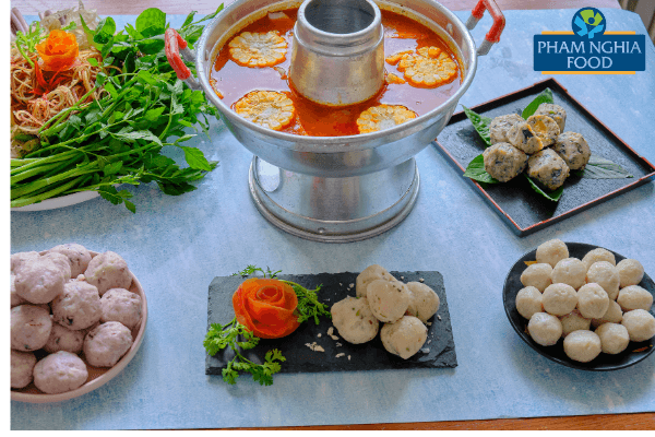 Combo viên thả lẩu thập cẩm của PHAM NGHIA FOOD vừa ngon vừa dễ dùng!