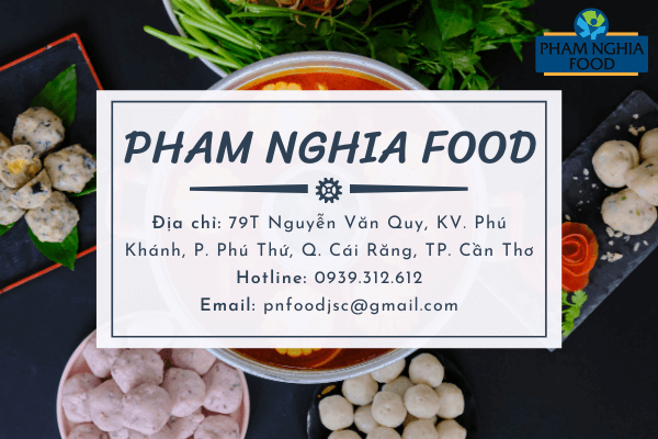 Liên hệ PHAM NGHIA FOOD để nhận được nhiều ưu đãi khi mua viên thả lẩu thập cẩm giá sỉ