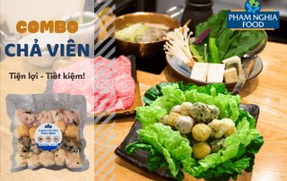 Thay vì một bàn đầy dĩa thì nay chỉ cần 1 dĩa là đã có đủ tất cả các loại chả viên thơm ngon, bổ dưỡng!