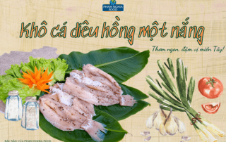 Đặc sản khô cá diêu hồng một nắng - Thơm ngon, đậm vị miền Tây!