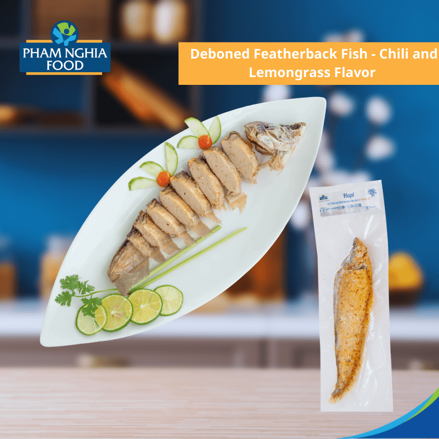 Deboned Featherback Fish - Lemongrass and Chili Flavor