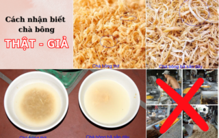 Cách nhận biết cảm quan chà bông thật - giả