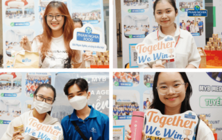 Các bạn sinh viên đáng yêu chiến thắng trò chơi và rinh về những phần quà xinh xắn tại Ngày Hội Việc Làm 2023