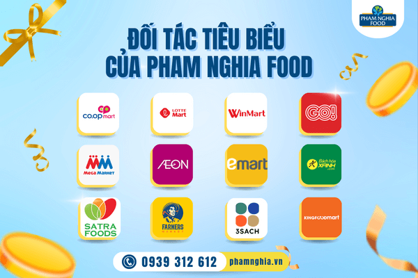 Hệ thống đối tác của PHAM NGHIA FOOD tại thị trường Việt Nam