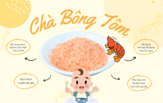 Chà Bông Tôm - Giải pháp "hoàn hảo" khi bé yêu sợ sệt ăn thịt cá, tôm tươi