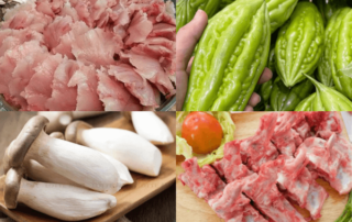 Một số nguyên liệu chính để nấu món Lẩu cá thát lát khổ qua tại nhà