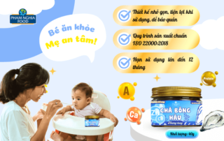 Chà Bông Hàu không chỉ là món ăn hấp dẫn mà còn là nguồn cung cấp protein và các dưỡng chất thiết yếu cho sự phát triển toàn diện của bé