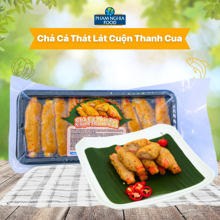 Chả cá thát lát cuộn thanh cua PHAM NGHIA FOOD