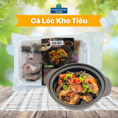 Món Việt Cá lóc kho tiêu PHAM NGHIA FOOD