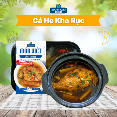 Món Việt Cá he kho rục PHAM NGHIA FOOD