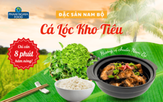 Chỉ cần 8 phút đã có ngay món Cá Lóc Kho Tiêu chuẩn vị đồng quê ngay tại nhà!!