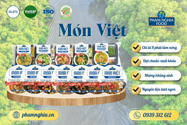 Phạm Nghĩa đã cho ra mắt BST Món Việt - Hồn quê Việt với mong muốn mang lại bữa ăn tiện lợi, an toàn cho người tiêu dùng