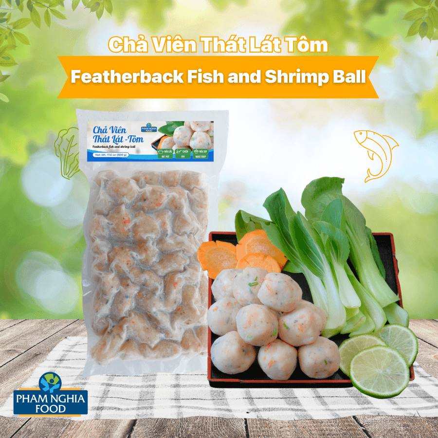 Featherback Fish and Shrimp Ball