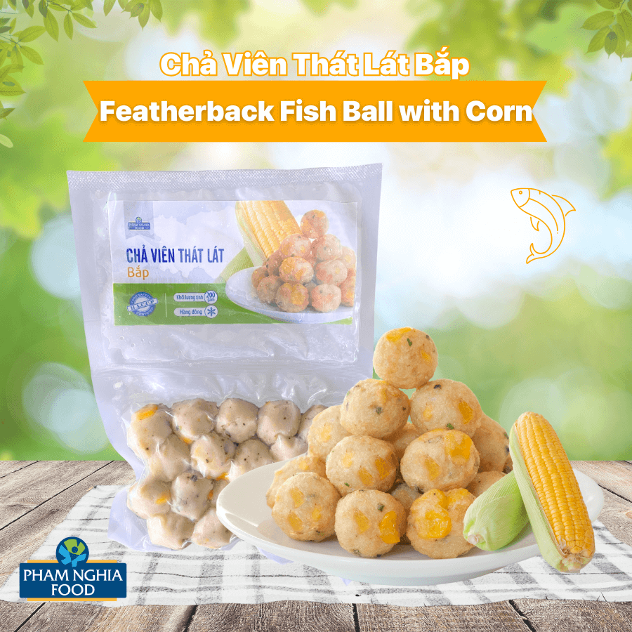 Featherback Fish Balls with Corn