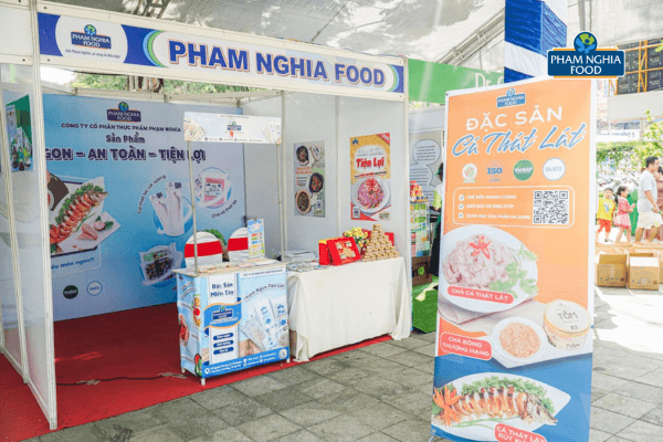 Gian hàng của PHAM NGHIA FOOD tại Ngày văn hóa Việt Nam - Hàn Quốc 2024